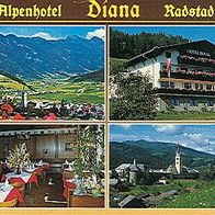 A 5550 Radstadt Alpenhotel > Diana < 1992 4 Ansichten