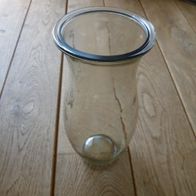 wunderschöne Glasvase, Tischvase, 24 cm hoch