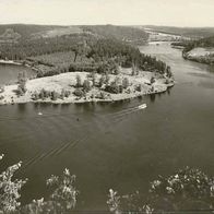 alte AK Stausee Bleiloch Saaletalsperre 1965, Rundblick vom Heinrichstein