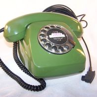 Wählscheibentelefon - Grün / Typ Fe TAp 611-2a