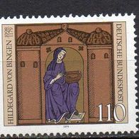 Bund BRD 1979, Mi. Nr. 1018, Hildegard von Bingen, postfrisch #15091