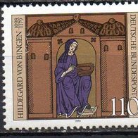 Bund BRD 1979, Mi. Nr. 1018, Hildegard von Bingen, postfrisch #15096