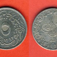 Ägypten 5/10 Qirsh 1878 (1293)