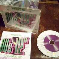 80s in 12" - 72 original Hits EMI 6CDs more than 7 hours of music - 1a !