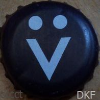 V Ü Micro-Brauerei Flügge Kraft-Bier Kronkorken aus Frankfurt am Main Kronenkorken