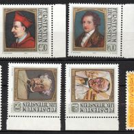 Liechtenstein postfrisch Michel Nr. 784-787