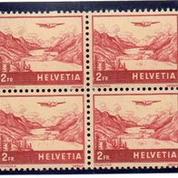 Schweiz postfrisch Michel Nr. 393 - Viererblock