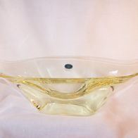 Bohemia ZBS - Glas Schale, Design Miroslav Klinger, 60er Jahre