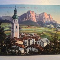 Ansichtskarte Kastelruth u. Schlern Tirol gelaufen 30.07.1912 Y66o