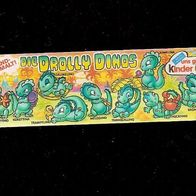 Ü - Ei 10 x Beipackzettel Die Drolly Dinos 1993