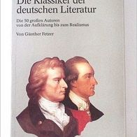 Günther Fetzer: Hermes Handlexikon - Die Klassiker der deutschen Literatur - Wie neu!