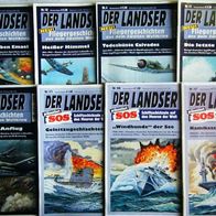 Der Landser-Konvolut von 8 Romanen, Flieger u. SOS Geschichten, in gutem Zustand...