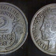 Frankreich 2 Francs 1947 (2290)