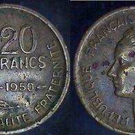 Frankreich 20 Francs 1950 (2294)