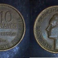 Frankreich 10 Francs 1952 (2295)