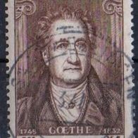 Französische Zone gestempelt 1 Mark Goethe Michel Nr. 11