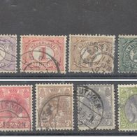 Briefmarken Niederlande 1899 Ziffernzeichnung 1899 Freim.-Ausgabe