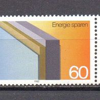 Bund BRD 1982, Mi. Nr. 1119, Energiesparen, postfrisch #15452
