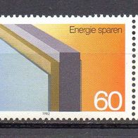 Bund BRD 1982, Mi. Nr. 1119, Energiesparen, postfrisch #15456