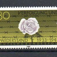 Bund BRD 1983, Mi. Nr. 1163, Verfolgung + Widerstand, postfrisch #15504