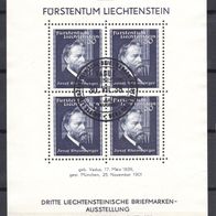 Liechtenstein gestempelt Michel Block 3