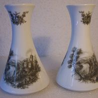 Zwei Porzellan-Vasen , Seltmann-Weiden W. Germany