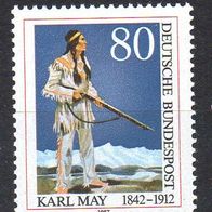 Bund BRD 1987, Mi. Nr. 1314, Todestag Karl Mey, postfrisch #15749