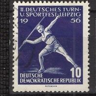 DDR 1956 Deutsches Turn- und Sportfest, Leipzig MiNr. 531 gestempelt -5-