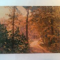 Ansichtskarte Im Herbst - Kunstverlag Goslar - gelaufen 27.11.1911 Halle Y71u