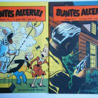Comics-Buntes Allerlei, Nachdruck Hethke: Band 1 + 2 ,1, Jg. aus Sammlung, neuwertig.