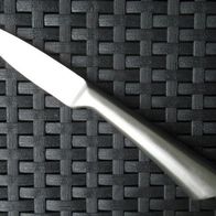 NEU Schälmesser Klinge 8,2 cm komplett Edelstahl matt gebürstet insgesamt 20,5 cm