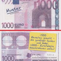 1000 Euro Werbeschein aus dem Jahr 2002