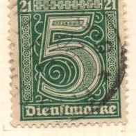 Deutsches Reich Dienstmarke gestempelt Michel Nr. 16