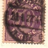Deutsches Reich Dienstmarke gestempelt Michel Nr. 21