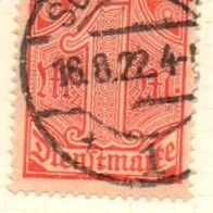 Deutsches Reich Dienstmarke gestempelt Michel Nr. 30
