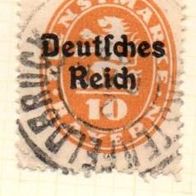 Deutsches Reich Dienstmarke gestempelt Michel Nr. 35