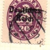 Deutsches Reich Dienstmarke gestempelt Michel Nr. 37