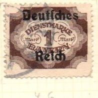 Deutsches Reich Dienstmarke gestempelt Michel Nr. 46