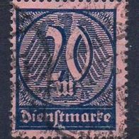 Deutsches Reich Dienstmarke gestempelt Michel Nr. 72