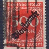 Deutsches Reich Dienstmarke gestempelt Michel Nr. 81
