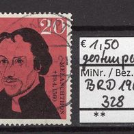 BRD / Bund 1960 400. Todestag von Philipp Schwarzerd, Melanchthon MiNr. 328 gest.