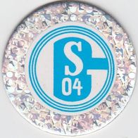 024 Emblemen / Logo Schalke 04 in Silber Var 6 POG Bundesliga Fußball Schmidt Spiele