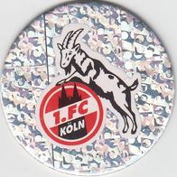 026 Emblemen / Logo FC Köln in Silber Var 3 POG Bundesliga Fußball Schmidt Spiele