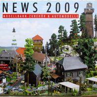 News 2009 BUSCH Modellbahn Zubehör Automodelle Katalog Prospekt