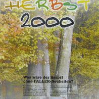 Katalog Prospekt Modellbau Herbst Neuheiten FALLER POLA 2000