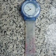 Armbanduhr von Tschibo TCM hellblauer Kunststoff