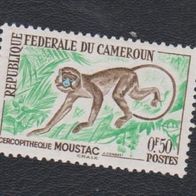 Kamerun Sondermarke " Meerkatze " Michelnr. 355 * *