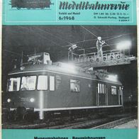 MBR Modellbahnrevue 6/1968 Baugröße N Arnold Rivarossi Zeitschrift Ratgeber Info
