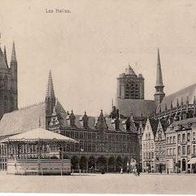 YPRES , Les Halles 1915 Feldpost Nr.945, no PayPal