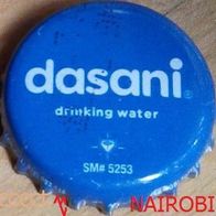 dasani Mineralwasser soda water Kronkorken aus Kenya Africa Kenia Afrika Kronenkorken